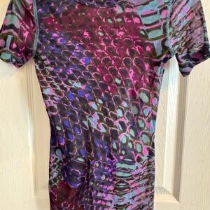 Karen Kane mesh short sleeve top